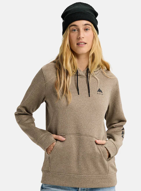 スノーボード ウェア バートン BURTON W Oak Pullover Hoodie Summit Taupe Heather 25-26 送料無料 日本正規品 予約商品 店頭受け取り可能