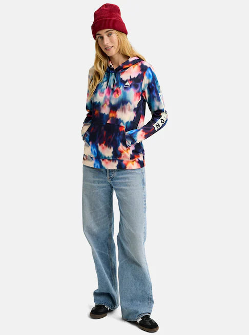 スノーボード ウェア バートン BURTON W Oak Pullover Hoodie Floral Blur 25-26 送料無料 日本正規品 予約商品 店頭受け取り可能
