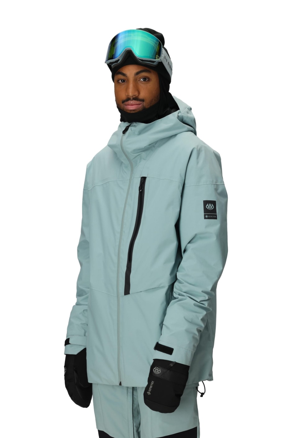 686 ロクハチロク MENS GORE-TEX GT THERMAGRAPHJACKET DUSTY MARINE 25-26 スノーボード ウェア