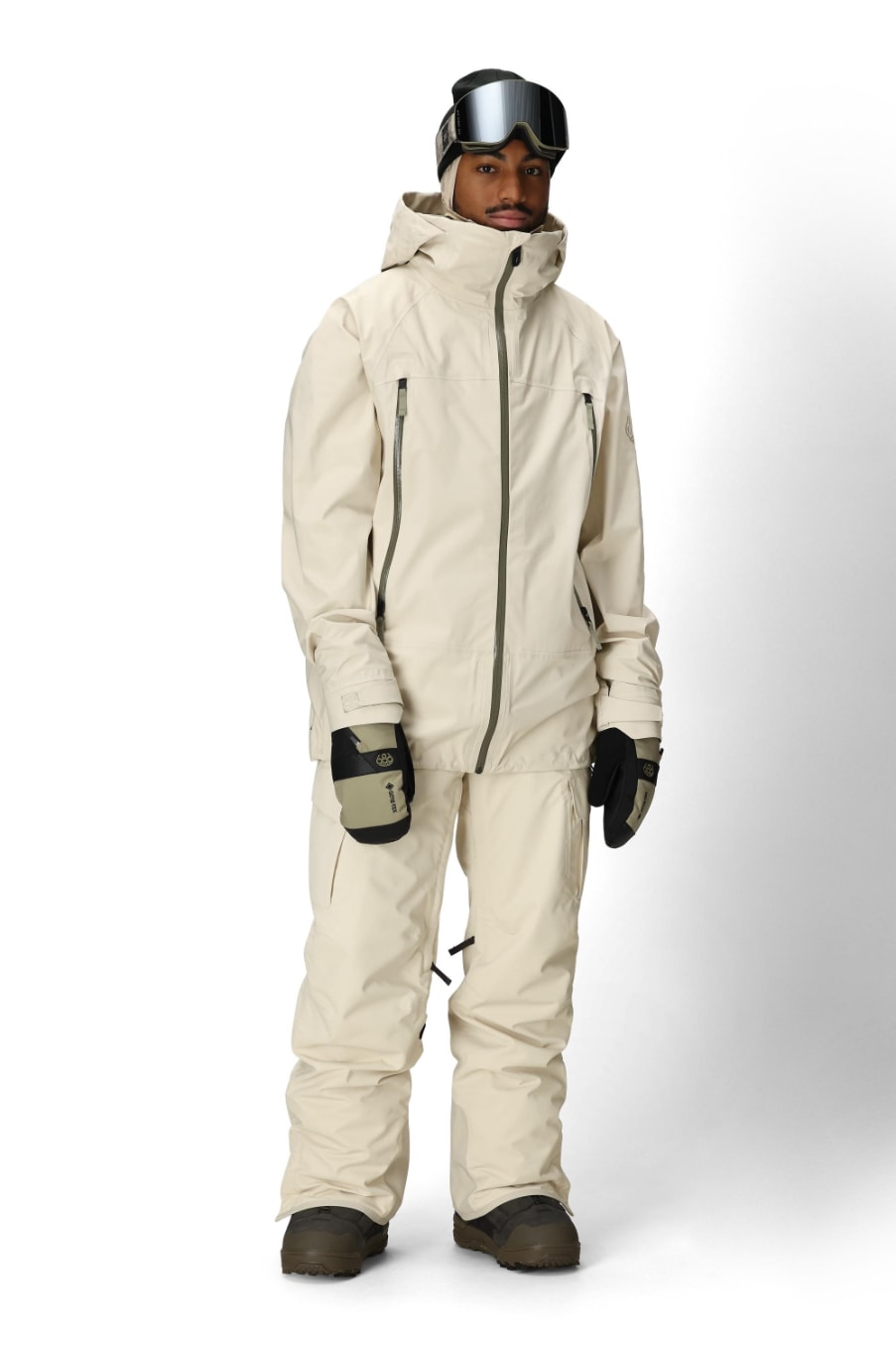 686 ロクハチロク MENS SMARTY 3-IN-1 RODEO 3L JACKET LIMESTONE 25-26 スノーボード ウェア