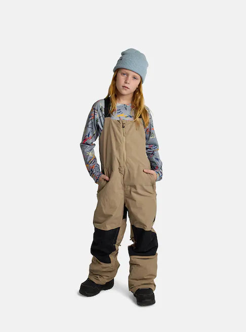 スノーボード ウェア バートン BURTON Skylar 2L Bib Pants Summit Taupe キッズ 25-26 送料無料 日本正規品 予約商品 店頭受け取り可能