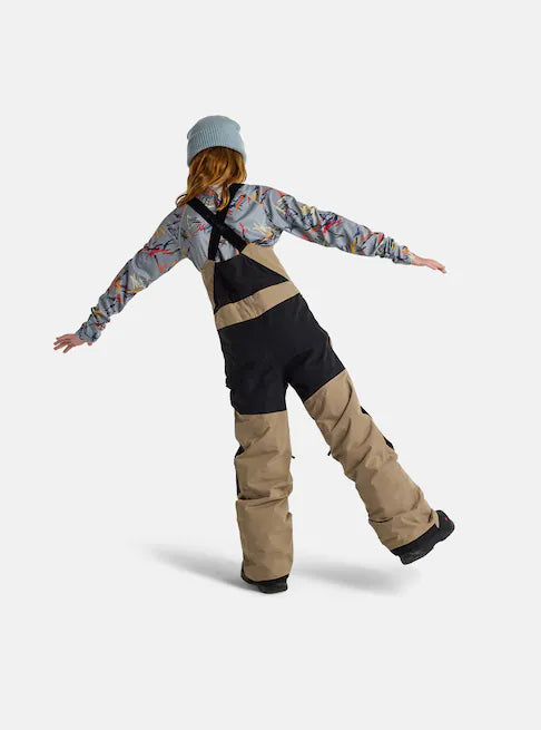 スノーボード ウェア バートン BURTON Skylar 2L Bib Pants Summit Taupe キッズ 25-26 送料無料 日本正規品 予約商品 店頭受け取り可能
