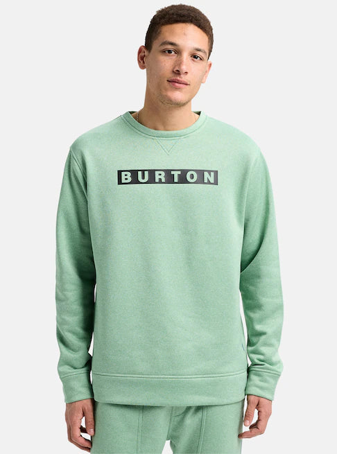 スノーボード ウェア バートン BURTON Oak Pullover Crew Soft Sage Heather 25-26 送料無料 日本正規品 予約商品 店頭受け取り可能