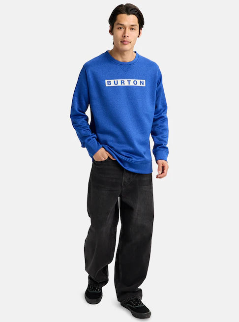 スノーボード ウェア バートン BURTON Oak Pullover Crew Jake Blue Heather 25-26 送料無料 日本正規品 予約商品 店頭受け取り可能