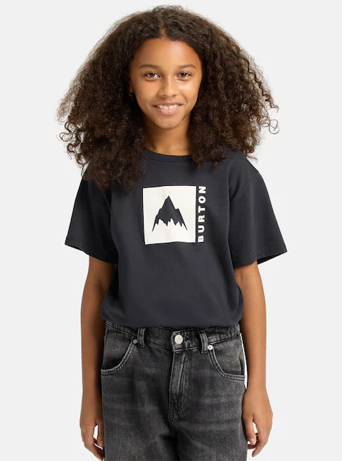 スノーボード ウェア バートン BURTON Classic Mountain SS T-Shirt True Black キッズ 25-26 送料無料 日本正規品 予約商品 店頭受け取り可能