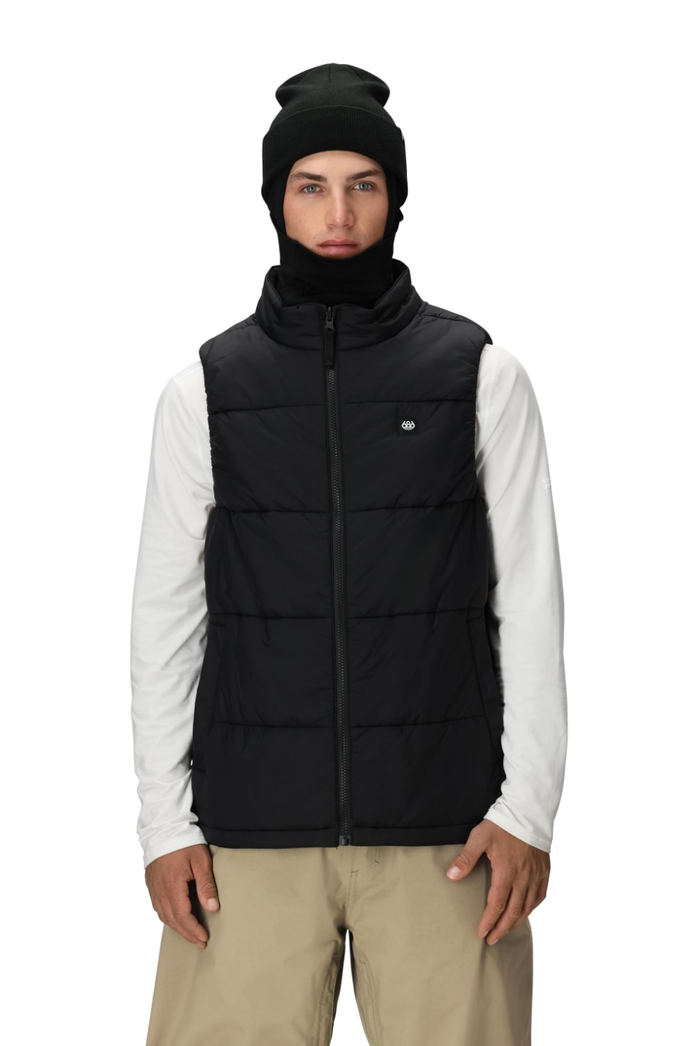 686 ロクハチロク MENS SMARTY 3-IN-1 RODEO 3L JACKET BLACK FRACTURE PRINT 25-26 スノーボード ウェア