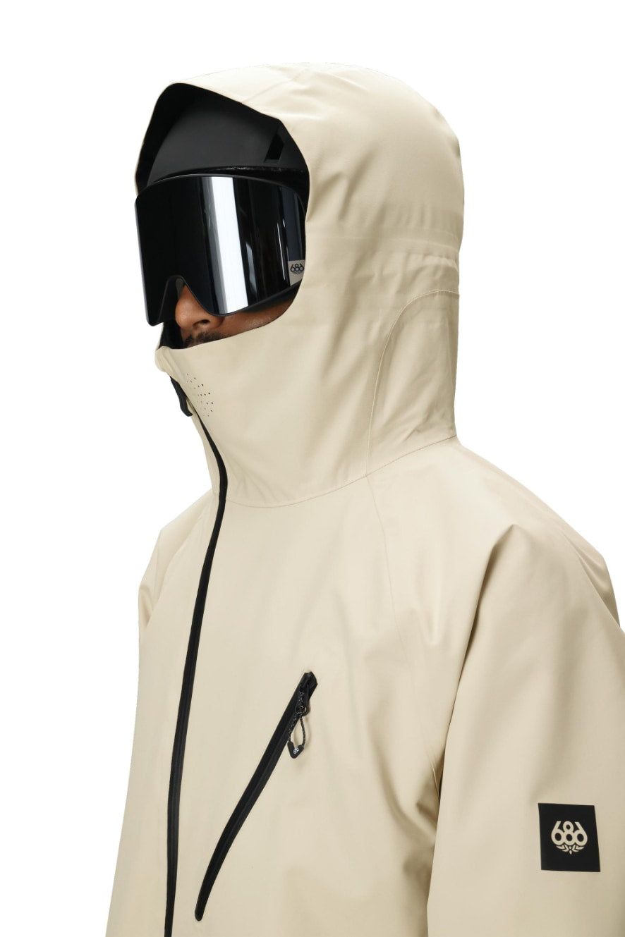 686 ロクハチロク MENS HYDRA THERMAGRAPH JACKET LIMESTONE COLORBLOCK 25-26 スノーボード ウェア