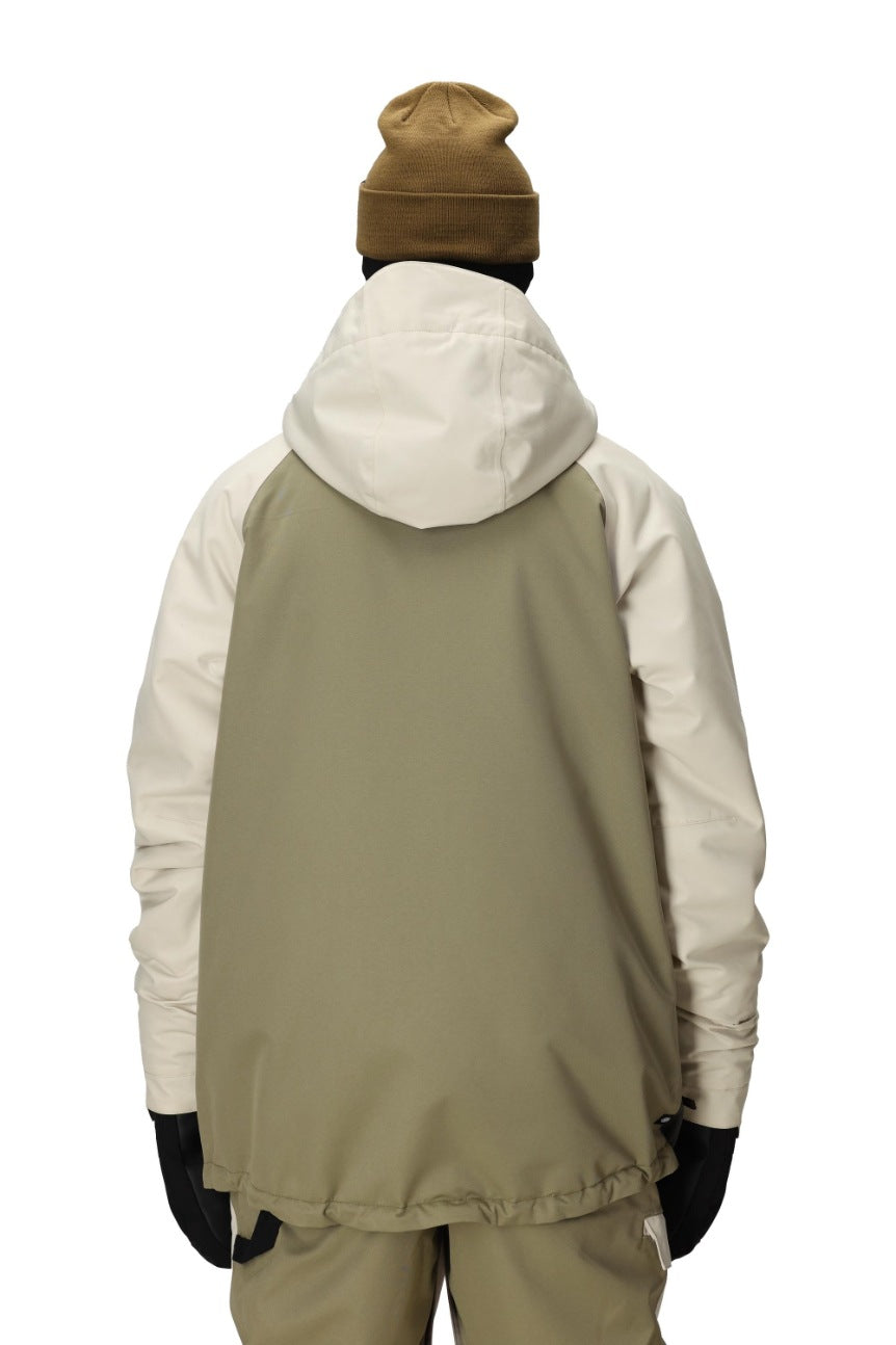 686 ロクハチロク MENS GEO INSULATED JACKET LIMESTONE COLORBLOCK 25-26 スノーボード ウェア