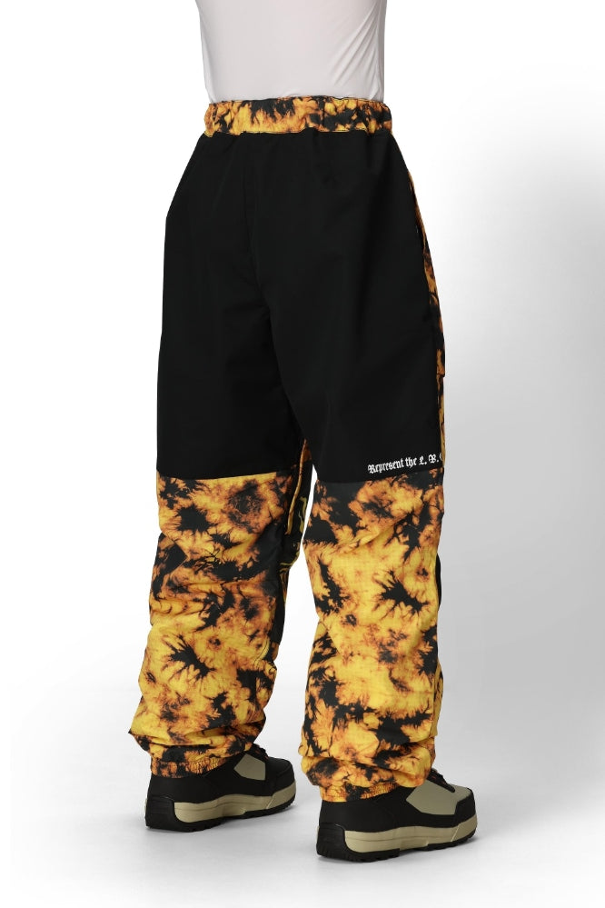 686 ロクハチロク MENS 686 SUBLIME SHELL PANTS SUBLIME ORANGE TIE DYE 25-26 スノーボード ウェア