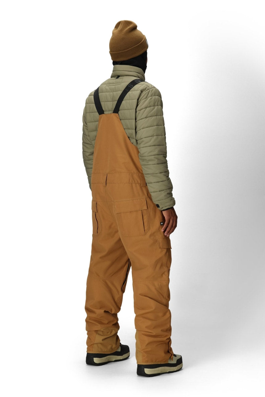 686 ロクハチロク MENS HOT LAP INSULATED BIB CARAMEL RIPSTOP 25-26 スノーボード ウェア