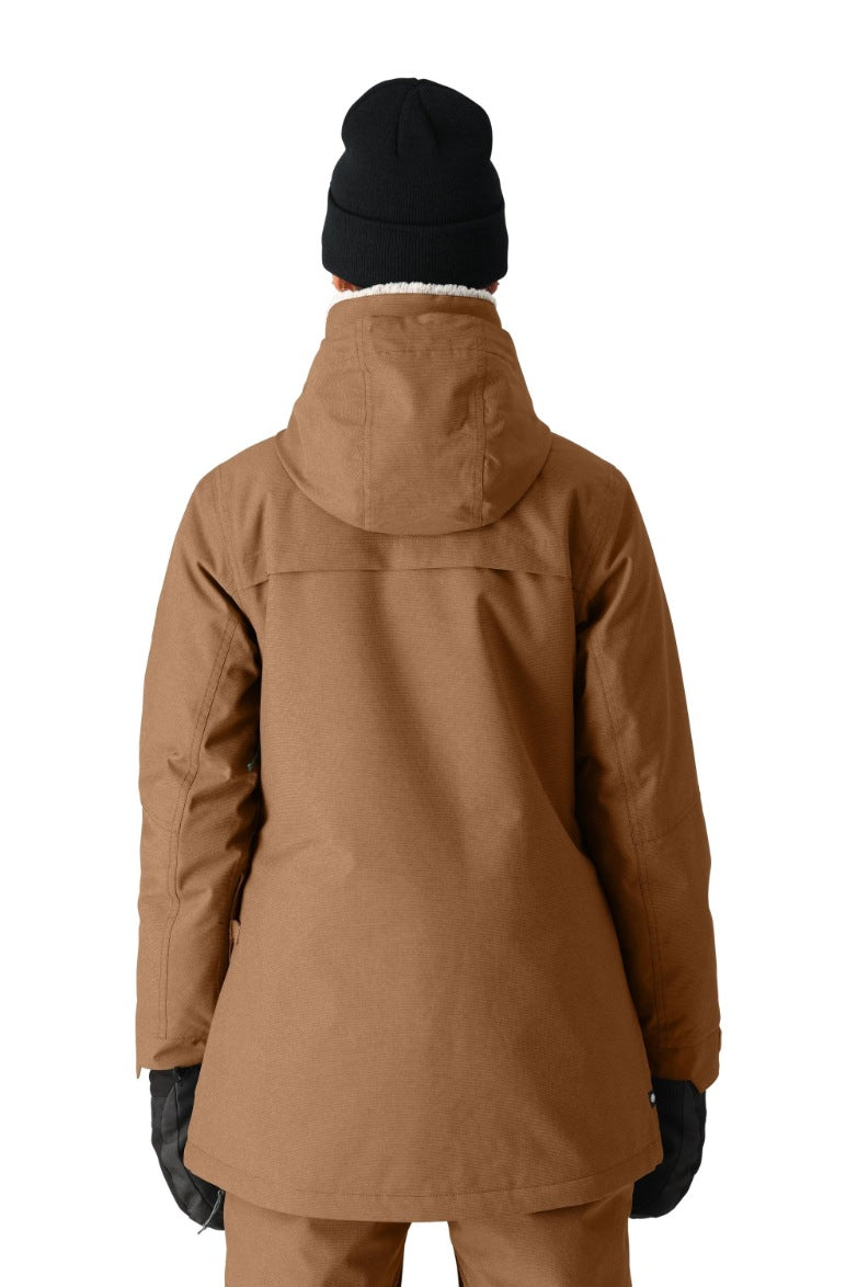 686 ロクハチロク Women's Spirit Jacket CARAMEL RIPSTOP 25-26 スノーボード ウェア