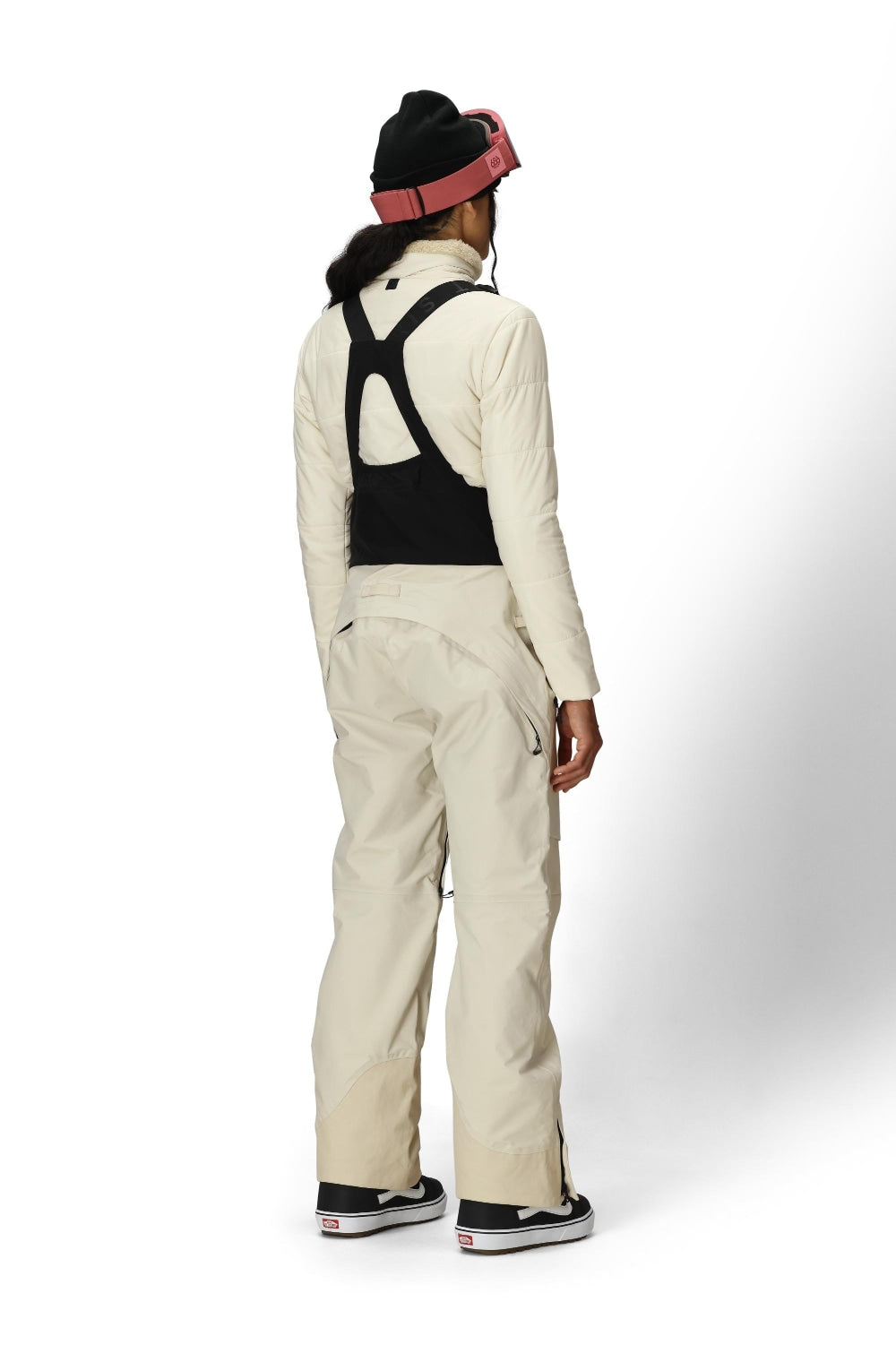 686 ロクハチロク WOMENS GORE-TEX DISPATCH SHELL BIB LIMESTONE 25-26 スノーボード ウェア