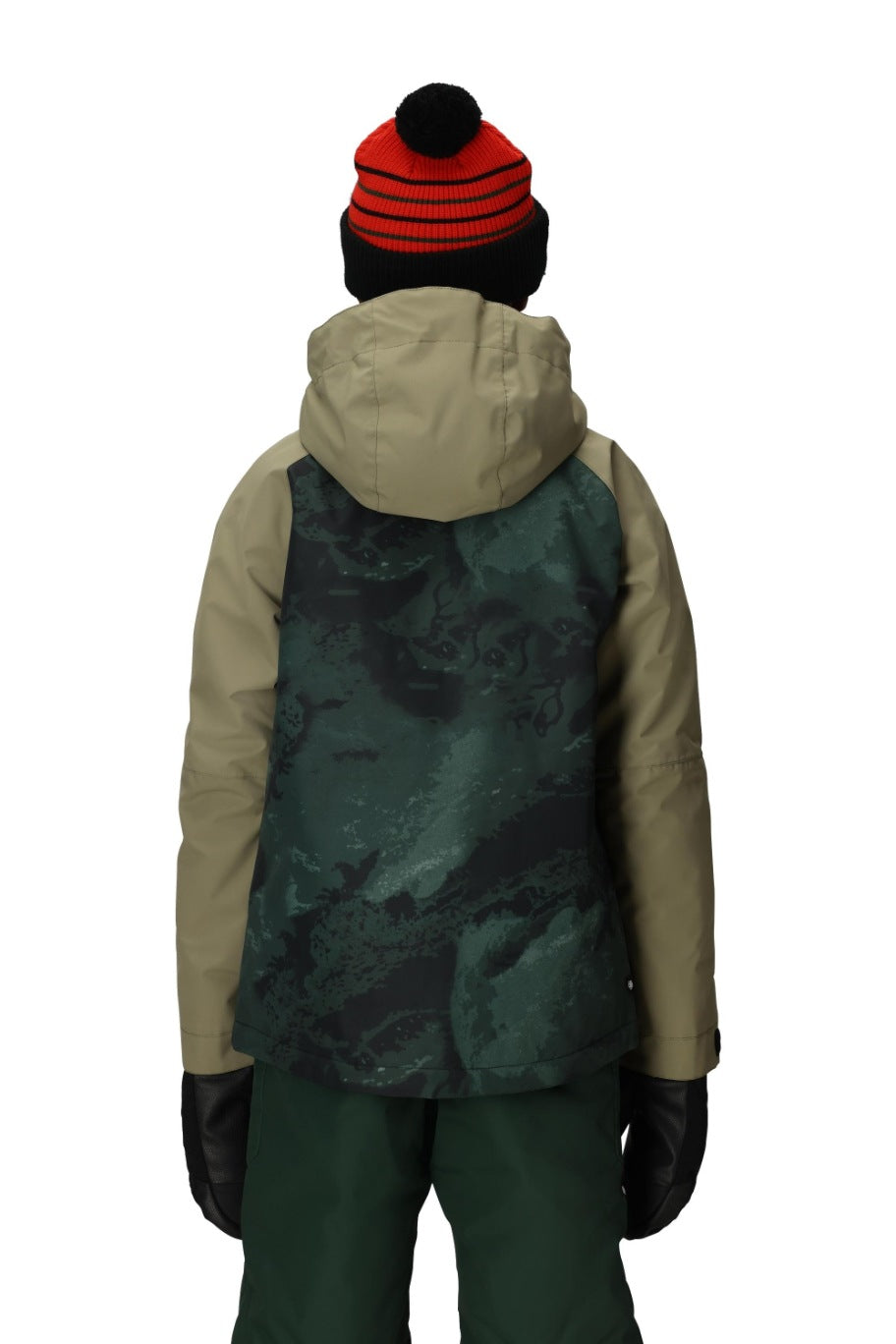 686 ロクハチロク Boys' Hydra Insulated Jacket SAGE COLORBLOCK 25-26 スノーボード ウェア