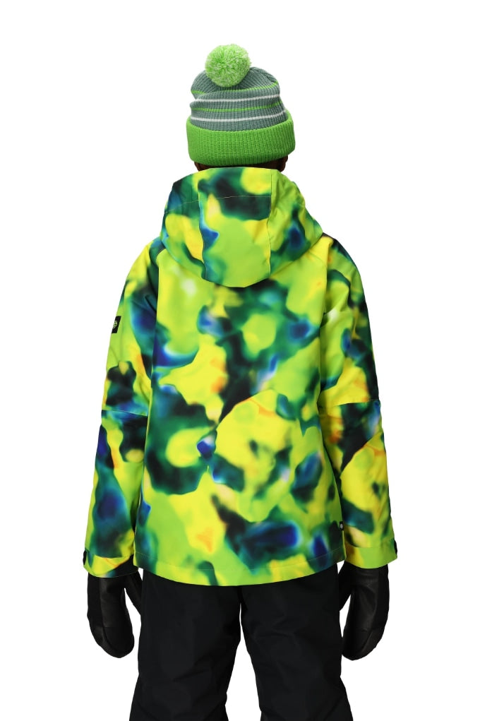 686 ロクハチロク Boys' Hydra Insulated Jacket BOREALIS GREEN SOLAR 25-26 スノーボード ウェア