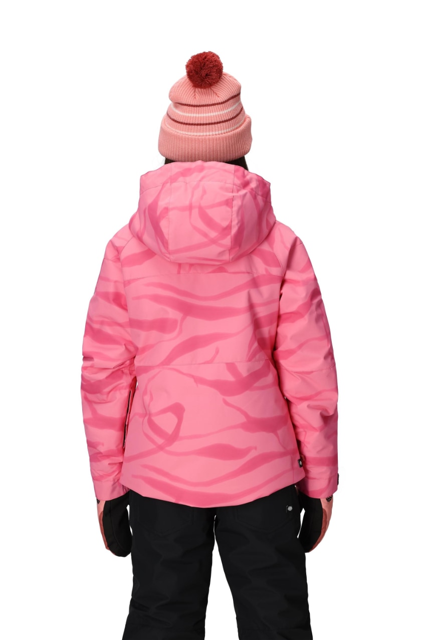 686 ロクハチロク Girls' Athena Insulated Jacket GERANIUM PINK VAPORS 25-26 スノーボード ウェア