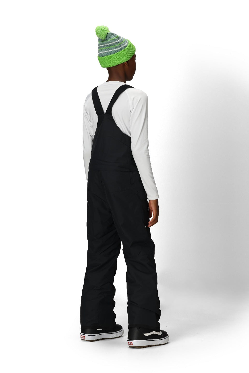 686 ロクハチロク Boys' Frontier Insulated Bib BLACK 25-26 スノーボード ウェア