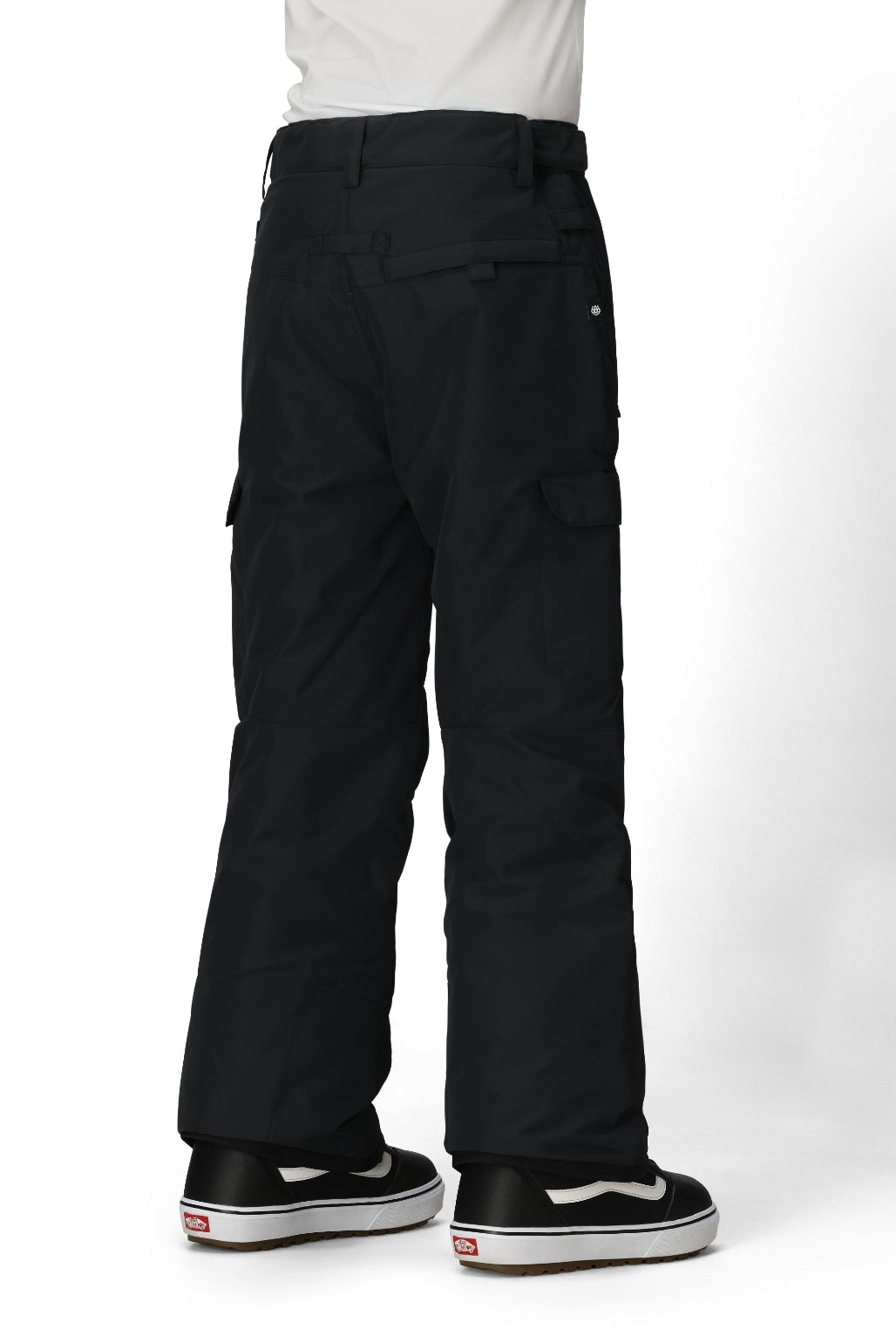686 ロクハチロク Boys' Infinity Cargo Insulated Pant BLACK 25-26 スノーボード ウェア