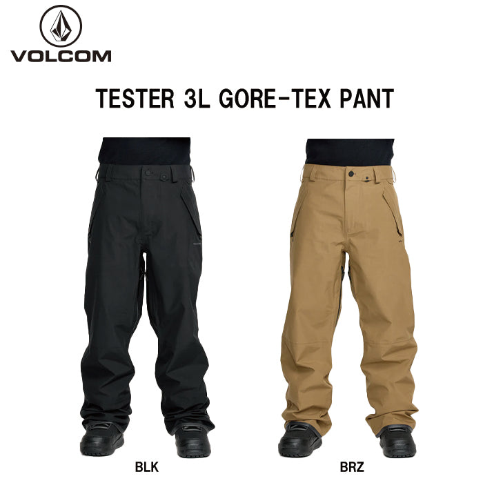 25-26 VOLCOM TESTER 3L GORE-TEX PANT BRZ-BRONZE 25-26
