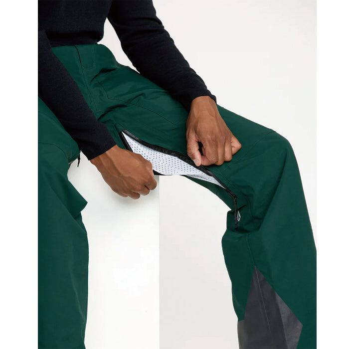 25-26 VOLCOM GUIDE GORE-TEX PRO SHELL PANT BGR-BLACK GREEN 25-26
