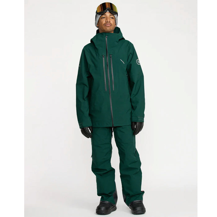 25-26 VOLCOM GUIDE GORE-TEX PRO SHELL PANT BGR-BLACK GREEN 25-26