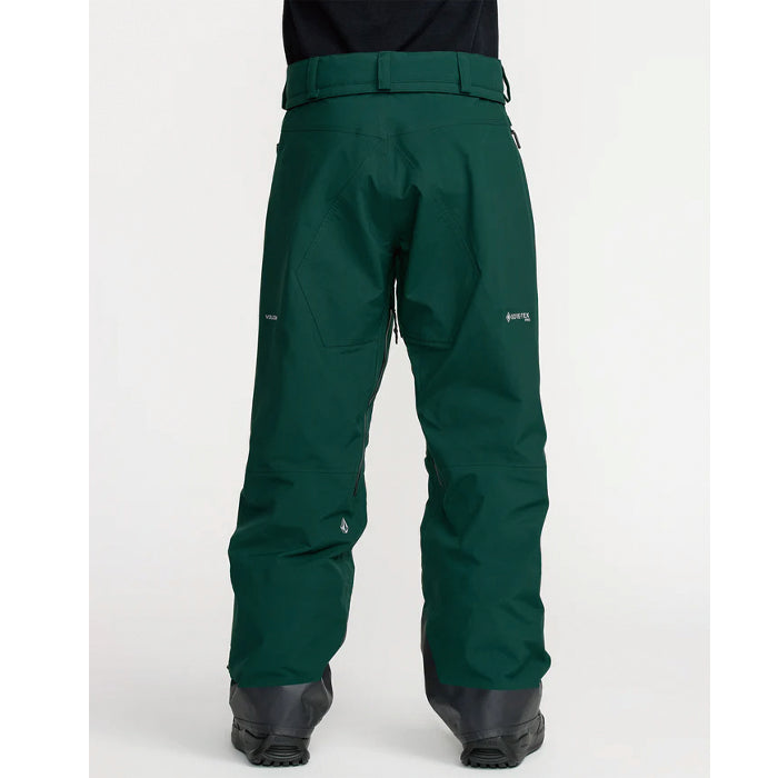 25-26 VOLCOM GUIDE GORE-TEX PRO SHELL PANT BGR-BLACK GREEN 25-26