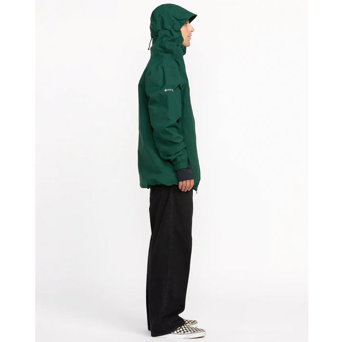 25-26 VOLCOM ANYOX GUIDE GORE PRO SHELL JKT BGR-BLACK GREEN 25-26