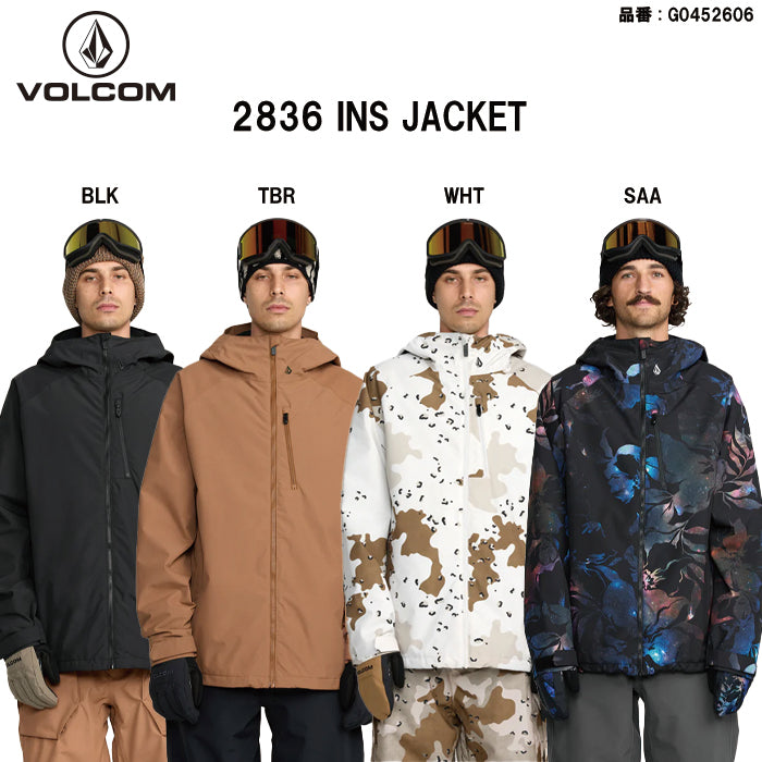 25-26 VOLCOM 2836 INS JACKET TBR-TERRA BROWN 25-26