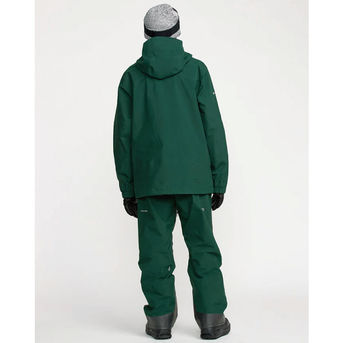 25-26 VOLCOM ANYOX GUIDE GORE PRO SHELL JKT BGR-BLACK GREEN 25-26