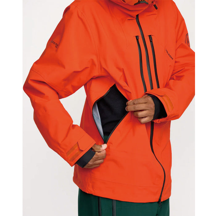 25-26 VOLCOM ANYOX GUIDE GORE PRO SHELL JKT OSH-ORANGE SHOCK 25-26