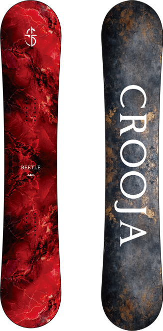 CROOJA スノーボード クロージャ BEETLE HYBRID CAMBER 26-27 板 日本正規品