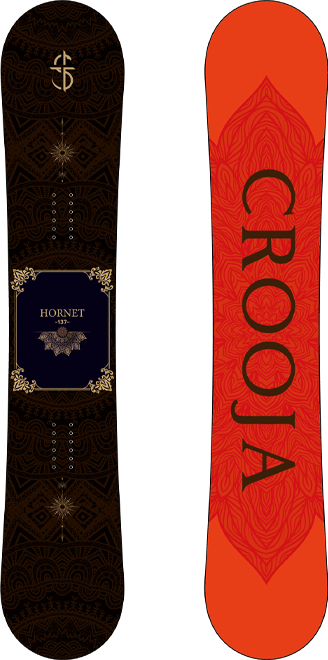 CROOJA スノーボード クロージャ HONET HYBRID CAMBER 26-27 板 日本正規品