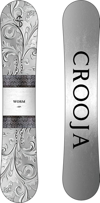 CROOJA スノーボード クロージャ WORM W CAMBER 26-27 板 日本正規品
