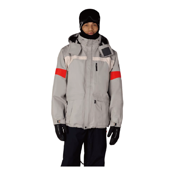 686 ウェア ロクハチロク MENS 2001 LOGIC JACKET LIGHT GREY COLORBLOCK M6WN177 26-27 スノーボードウェア 日本正規品