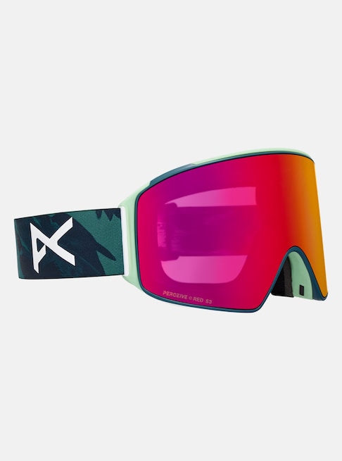 スノーボード ゴーグル アノン ANON M4 Goggles (Cylindrical) + Bonus Lens + MFI Face Mask Family Tree/Perceive Sunny Red 25-26 送料無料 日本正規品 予約商品 店頭受け取り可能