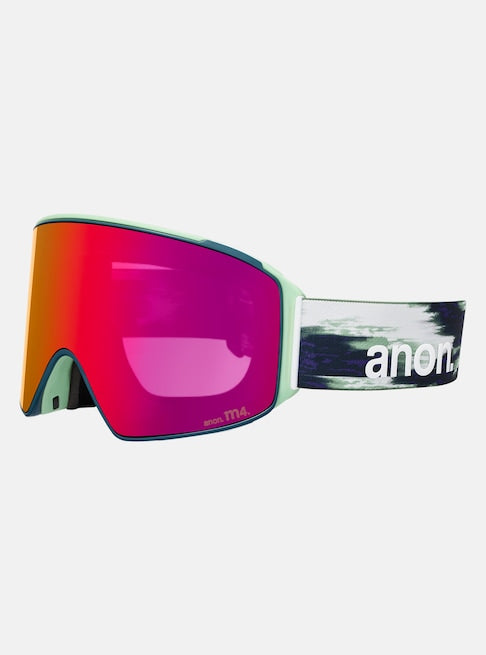 スノーボード ゴーグル アノン ANON M4 Goggles (Cylindrical) + Bonus Lens + MFI Face Mask Family Tree/Perceive Sunny Red 25-26 送料無料 日本正規品 予約商品 店頭受け取り可能