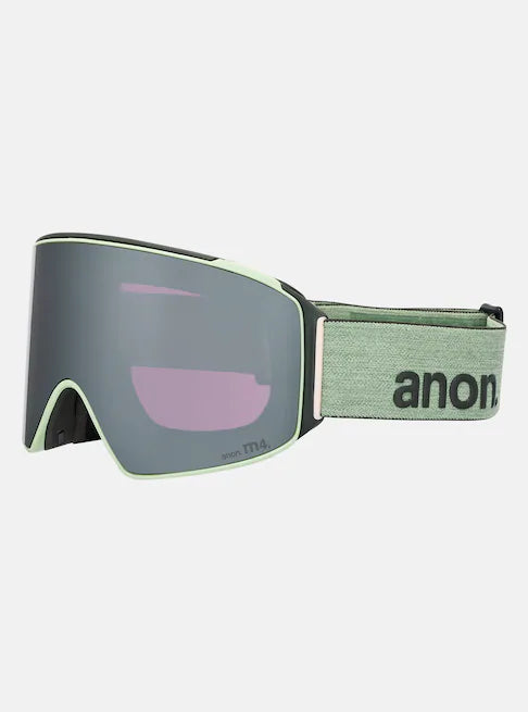 スノーボード ゴーグル アノン ANON M4 Goggles (Cylindrical) + Bonus Lens + MFI Face Mask Soft Sage/Perceive Sunny Onyx 25-26 送料無料 日本正規品 予約商品 店頭受け取り可能