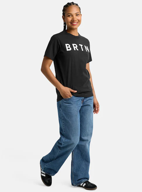 スノーボード ウェア バートン BURTON BRTN Short Sleeve T-Shirt True Black 25-26 送料無料 日本正規品 予約商品 店頭受け取り可能