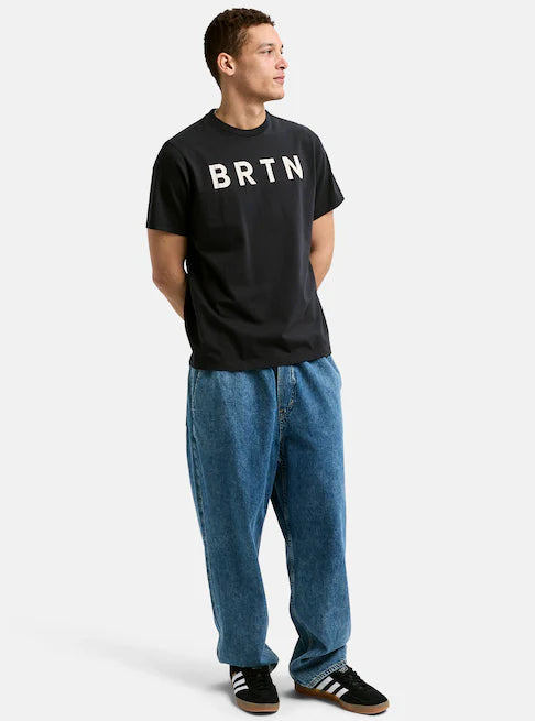 スノーボード ウェア バートン BURTON BRTN Short Sleeve T-Shirt True Black 25-26 送料無料 日本正規品 予約商品 店頭受け取り可能