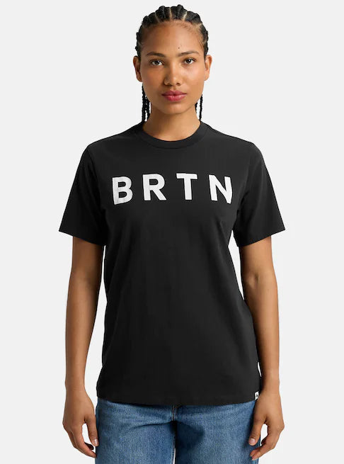 スノーボード ウェア バートン BURTON BRTN Short Sleeve T-Shirt True Black 25-26 送料無料 日本正規品 予約商品 店頭受け取り可能