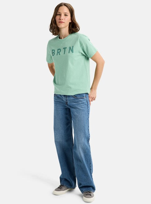 スノーボード ウェア バートン BURTON BRTN Short Sleeve T-Shirt Soft Sage 25-26 送料無料 日本正規品 予約商品 店頭受け取り可能