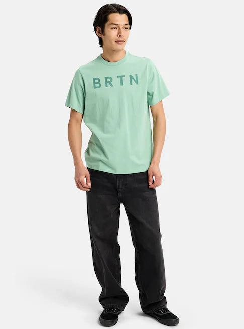 スノーボード ウェア バートン BURTON BRTN Short Sleeve T-Shirt Soft Sage 25-26 送料無料 日本正規品 予約商品 店頭受け取り可能
