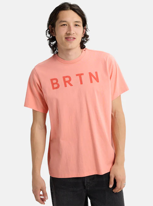 スノーボード ウェア バートン BURTON BRTN Short Sleeve T-Shirt Sunrise Coral 25-26 送料無料 日本正規品 予約商品 店頭受け取り可能