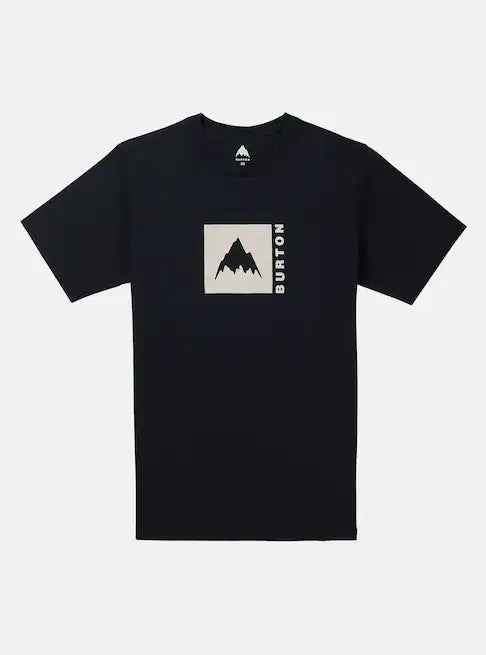 スノーボード ウェア バートン BURTON Classic Mountain High Short Sleeve T-Shirt True Black 25-26 送料無料 日本正規品 予約商品 店頭受け取り可能