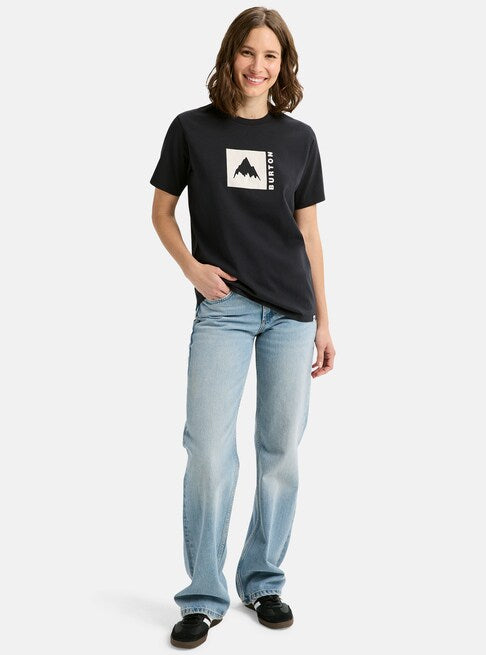 スノーボード ウェア バートン BURTON Classic Mountain High Short Sleeve T-Shirt True Black 25-26 送料無料 日本正規品 予約商品 店頭受け取り可能