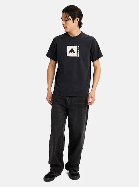 スノーボード ウェア バートン BURTON Classic Mountain High Short Sleeve T-Shirt True Black 25-26 送料無料 日本正規品 予約商品 店頭受け取り可能