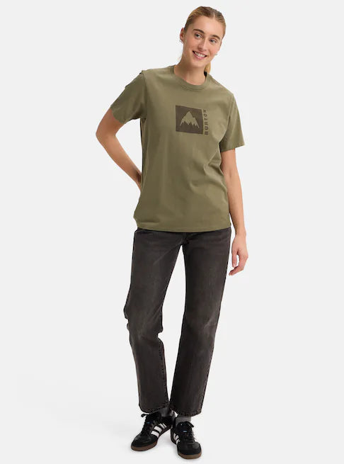 スノーボード ウェア バートン BURTON Classic Mountain High Short Sleeve T-Shirt Forest Moss 25-26 送料無料 日本正規品 予約商品 店頭受け取り可能