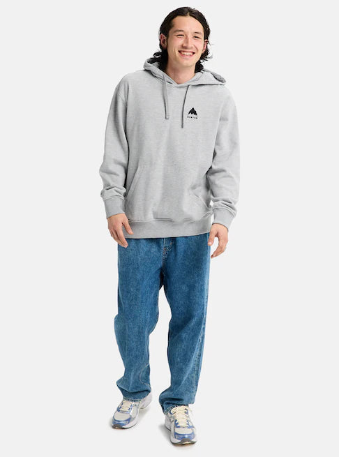 スノーボード ウェア バートン BURTON Mountain Pullover Hoodie Gray Heather 25-26 送料無料 日本正規品 予約商品 店頭受け取り可能