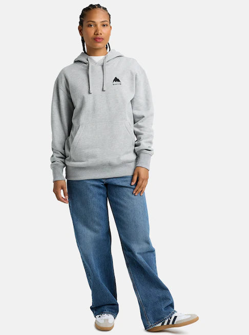 スノーボード ウェア バートン BURTON Mountain Pullover Hoodie Gray Heather 25-26 送料無料 日本正規品 予約商品 店頭受け取り可能