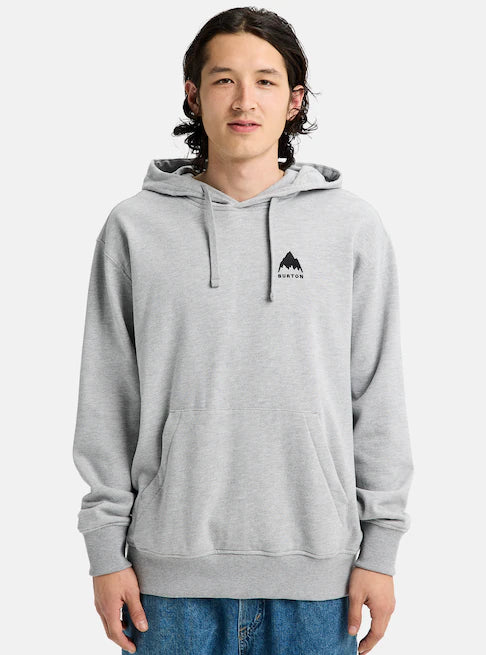 スノーボード ウェア バートン BURTON Mountain Pullover Hoodie Gray Heather 25-26 送料無料 日本正規品 予約商品 店頭受け取り可能