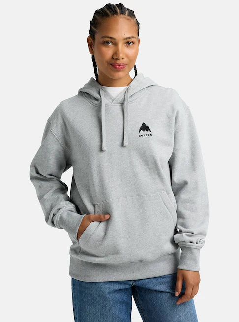 スノーボード ウェア バートン BURTON Mountain Pullover Hoodie Gray Heather 25-26 送料無料 日本正規品 予約商品 店頭受け取り可能
